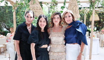  Maribel Lozano, Maribel Rodríguez, Fabiola Hernández y Adriana González.