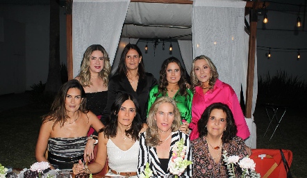  Lorena Hernández, Lilian Dorador, Claudia Artolózaga, Marcela Gómez, Nuria Alcalde, Claudia Quiroz, Roxana Serna y Lucila Hernández.
