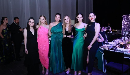  Valeria de la Vega, Estefanía Calvillo, Sofía Huerta, Fer Romo, Paola Cano y Karina García.