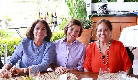  Coco Rangel, Angie Ugalde y Licha Enríquez.
