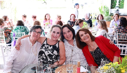  Maite Nevares, Maricarmen López, Cuca Díaz Infante y Ana de la Rosa.