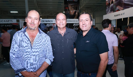  Carlos Sánchez, Ricardo Purata y Rafael Olvera.