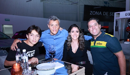  Mariano Maier, Héctor Álvaro, Diana Rodríguez y Uriel Jiménez.