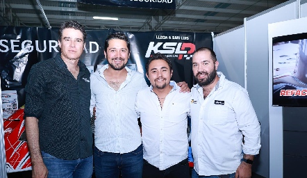  Carlos Medina, Daniel Márquez, Julio Moreno y Fernando Parra.