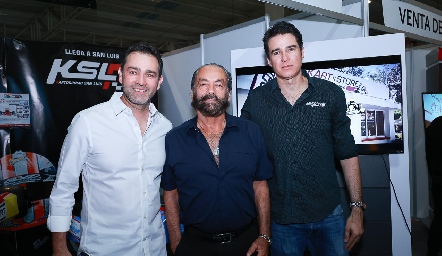  Rodrigo Galicia, Oscar Torres Corzo y Carlos Medina.