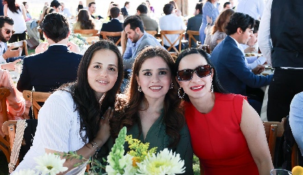  Renata Lasso, Lucy Arredondo y Luli Lamas.