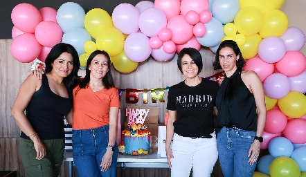  Gaby Sánchez, Rocío Acosta, Zayra Ríos y Rita Salinas.