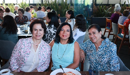  Isa Hernández, Paty Martínez y Teresa Gil.