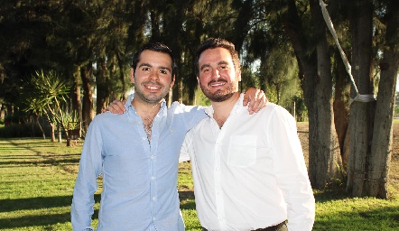  Rodrigo y Julio, los cumpleañeros.