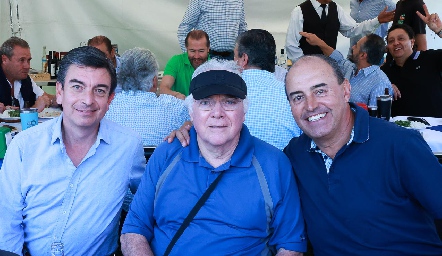  Óscar Silos, Gonzalo Benavente y Fernando Pérez.