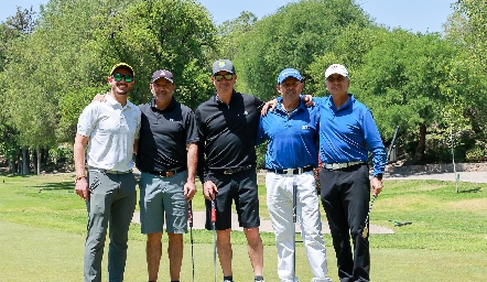  Octavio Aguillón, José Eduardo Maza, Jorge Mendizábal, Héctor Gutiérrez y Ricardo.