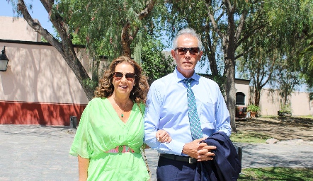  Malena Hernández y Sergio Barragán.