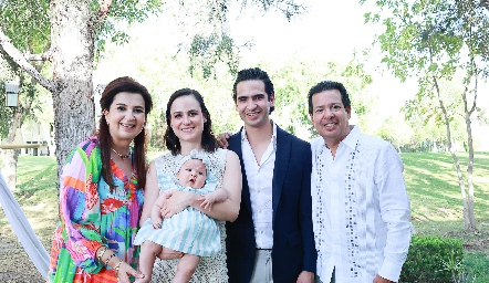  Rosy Vázquez, Susana Schekaibán, Emilia Hernández, Héctor Hernández y Héctor Hernández.