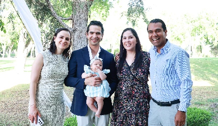  Susana Schekaibán, Héctor Hernández, Emilia Hernández, Paola Castro y Francisco Castilla.
