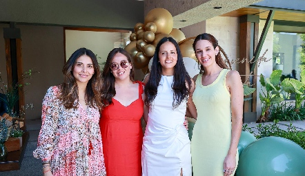  Brenda Monroy, Andrea Barbosa, Renata Lasso y María Stevens.