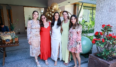  Michell Cano, Andrea Barbosa, Renata Lasso, María Stevens y Brenda Monroy.