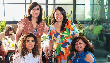  Lucía Torres, Daniela Puente, Ariana Huerta y Lilia Chávez.