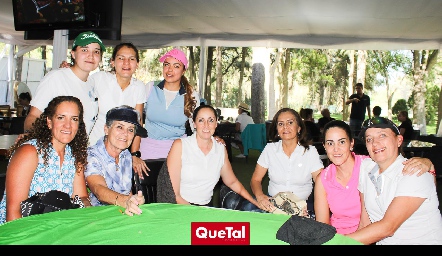  Mariana Acebo, Maricela Pérez, Alessia Mendoza, Vivi Alatorre, Ana Laura Azcárraga, María Acebo, Paty González, Mariana Gutiérrez y Lilian Muñoz.