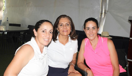  María Acebo, Paty González y Mariana Gutiérrez.