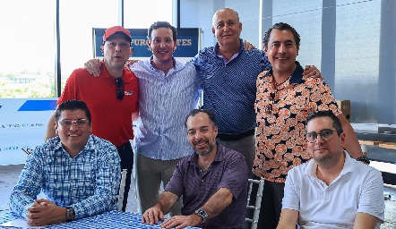  Víctor Lozano, Ramón Treviño, Neftalí Barrios, Alejandro Ontiveros, Alejandro Solís, Pablo Villarreal y Alejandro Baraona.