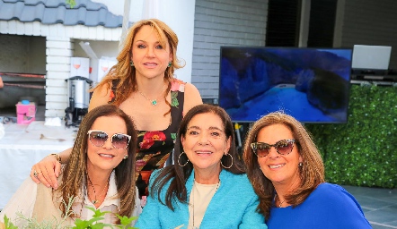  Raquel Eichelmann, Ale Santos, Marcela Nava y Martha Elena Muñiz.