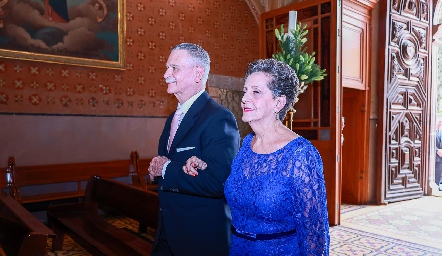 Roberto y Lupita Bárcena.