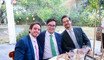  Eduardo Álvarez, Luis Barrales y Ernesto Toulet.