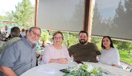  Darren Bell, Cucu Celaya, José Ignacio Sánchez y Elena Sánchez.