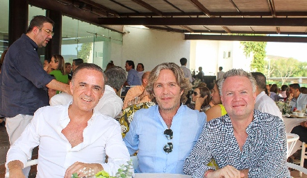  Arturo Vazconcelos, Pedro Domit y Juan Lousalt.