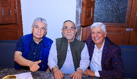  Santos Fraga, Sergio Serna y Gerardo García.