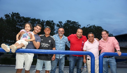  Héctor Ramírez, Jesús Sánchez, Daniel Monsiváis, Juan Mata, Alejandro Valdez y Cesar Rios.