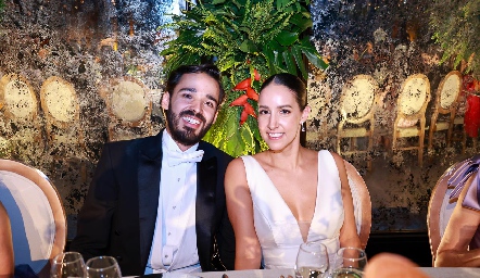  Ramón Aburto Jaramillo y Eugenia Cortés de la Rosa ya son esposos.