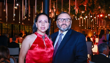  María Fernanda Velasco y Javier Gándara.