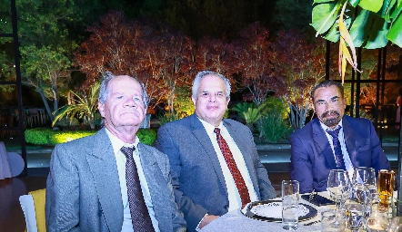  Carlos Díaz, Héctor Dávila y Samuel Recinos.