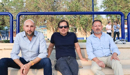  Juan Pablo Nava, Rodrigo Mendizábal y Ernesto Pérez.