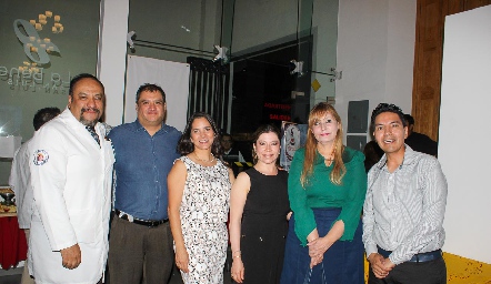  Rubén Martínez, Raúl, Rebeca Reachi, Silvia Gómez y Carlos Acosta.