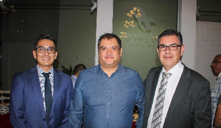  Luis Juárez, Raúl y Raúl García Tejeda.