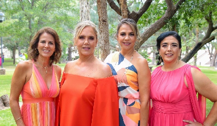  Mónica Ayala, Ana Clara Bárcena, Lidia Cantú y Sol Rivera.