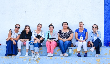  Karina Ramos, Cecilia Limón, Vero Aguirre, Eunice Aguilar, Leyla Silva, Minerva Quesada y María Márquez.