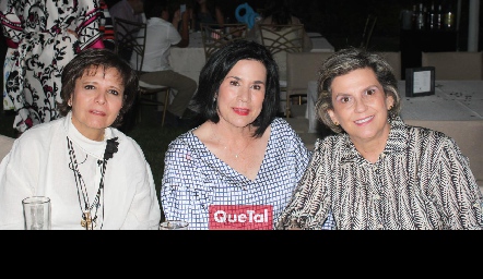  Clara Duarte, Carmenchu Motilla y Gaby Portillo.