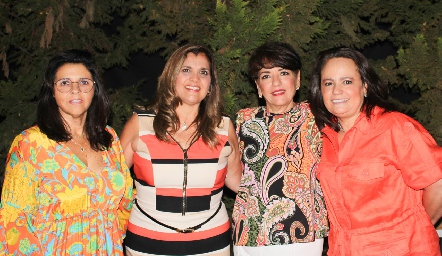  Paty Valadés, Sabrina Gaviño, Guadalupe González y Coco Leos.
