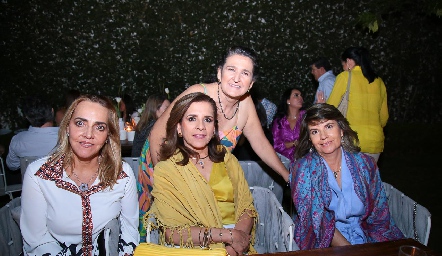  Mimí Hinojosa, Ana Emelia Tobías, Georgina Guerrero y Marisa Mercado.