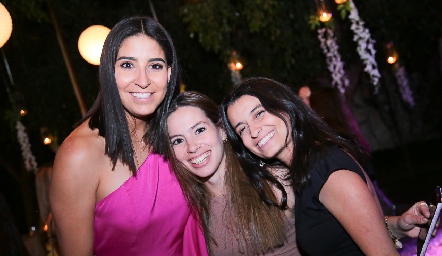  María Paula Tobías, Jimena Padilla y Luz María Meade.