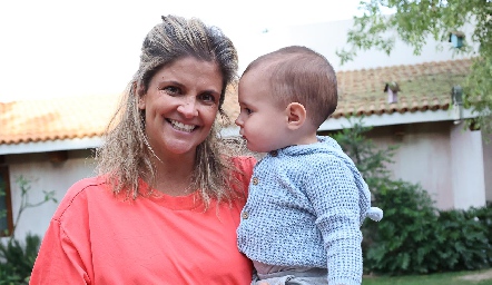  Lu López y su hijo Jerónimo.