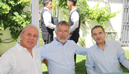  Fernando Abud, Alejandro Abud y Antonio Musa.