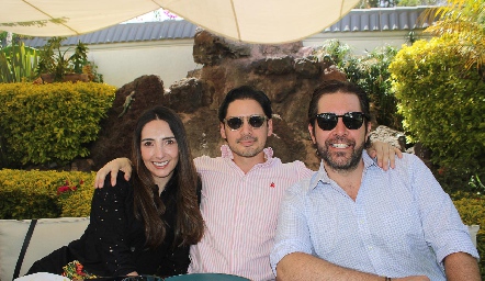  María Alcalá, Miguel Torres y Alejandro Zamanillo.