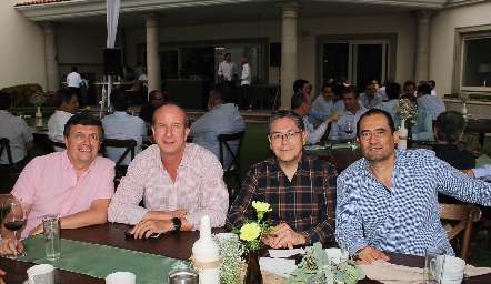  Ramiro Rodríguez, Ignacio Martín, Alfonso Castillo y Guillermo Abud. 