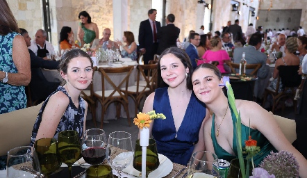  Isabela de Croid, Amaia Fernández y Alexa Philibeph.