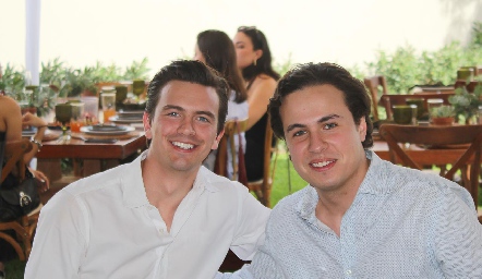  José Miguel Meade y César Flores.