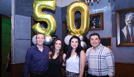  Jorge Ledezma, Gloria Mojarro, Marisol Dip y Miguel Chalita.